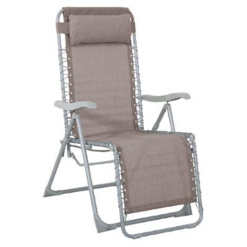 FAUTEUIL RELAX PLIANT TAUPE︱Lory