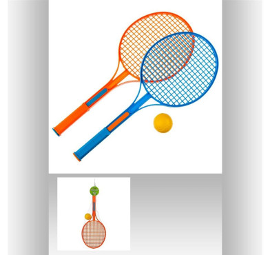 RAQUETTE TENNIS X 2 + BALLE︱Lory