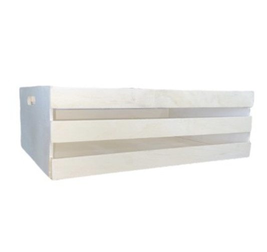 CAGETTE EN BOIS BLANC GM︱Lory