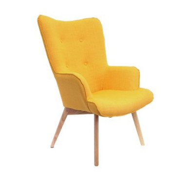 FAUTEUIL HELSINKI JAUNE︱Lory