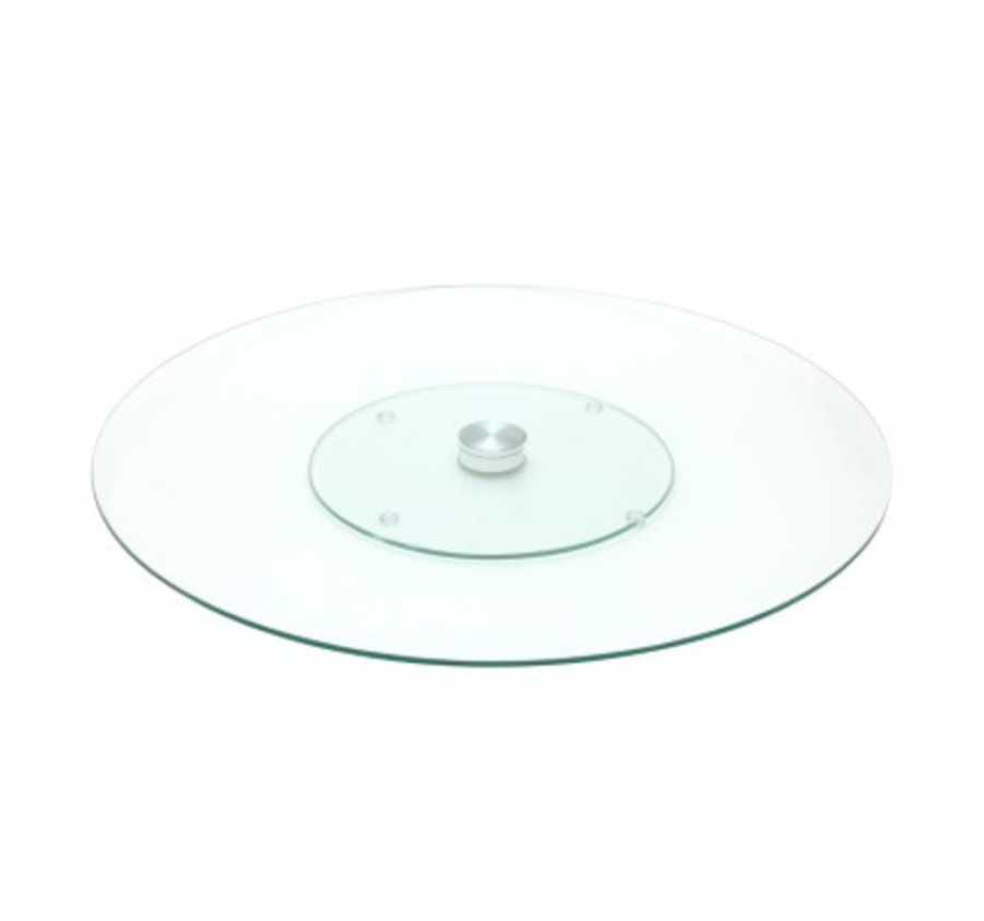 PLATEAU TOURNANT EN VERRE