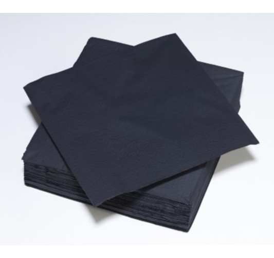 SERVIETTE EN PAPIER - NOIR︱Lory