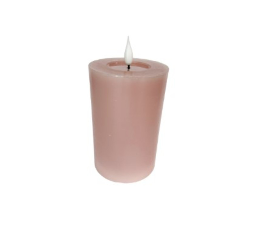 BOUGIE A LED PILIER H18CM