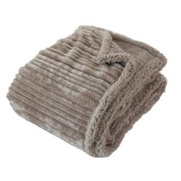 PLAID BEIGE FONCE 130X170CM︱Lory