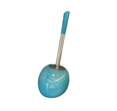 BROSSE WC FORME BOULE BLEU︱Lory