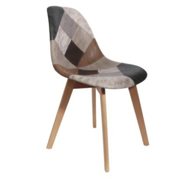 CHAISE PATCHWORK MARRON︱Lory
