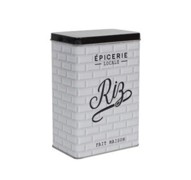 BOITE A RIZ METAL EMBOSSE︱Lory