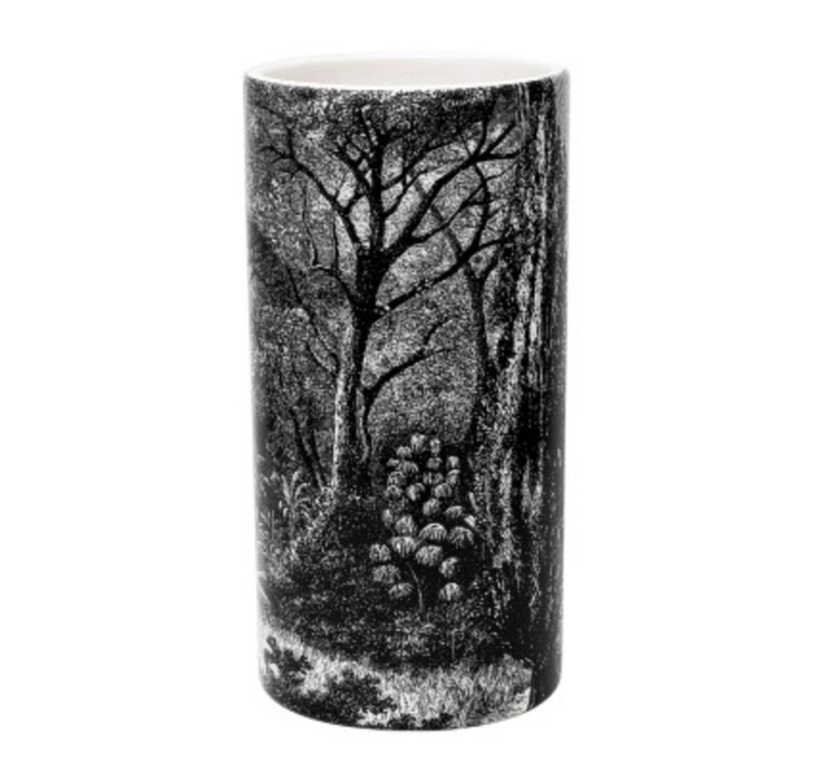 VASE CERAMIQUE CYLINDRE BLACK