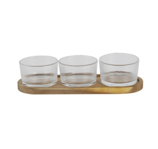 SET APERITIF ACACIA COUPELLE︱Lory