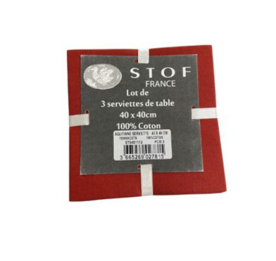 LOT DE 3 SERVIETTES DE TABLE︱Lory
