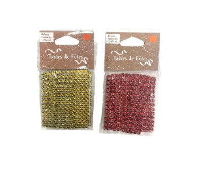 RUBAN STRASS 1.8 M X 2 CM︱Lory