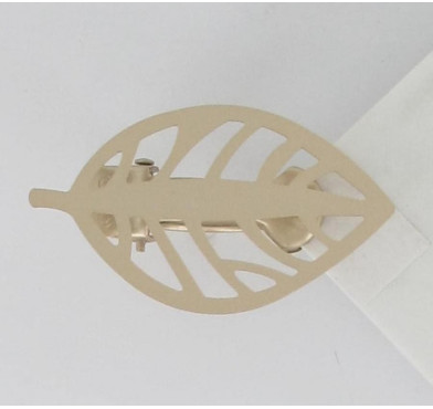 PINCE EN METAL PETITE FEUILLE︱Lory