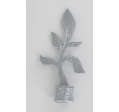 EMBOUT FEUILLE FER GRIS︱Lory