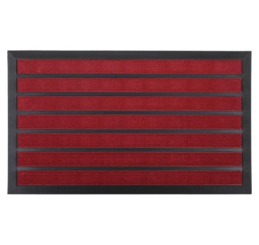 TAPIS BROOKLYN 45X75CM ROUGE︱Lory