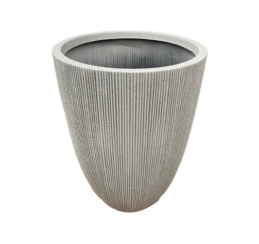 CACHE POT HAUT ROND BEIGE︱Lory