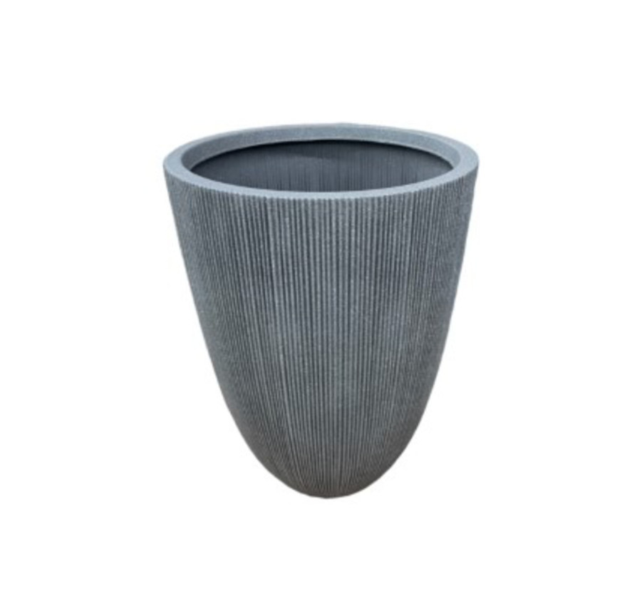 CACHE POT ROND GRIS