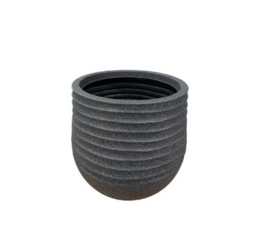 CACHE POT ROND NOIR︱Lory