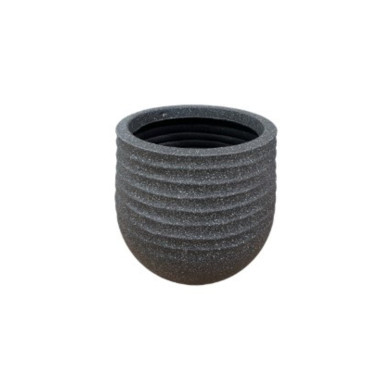 CACHE POT ROND NOIR︱Lory