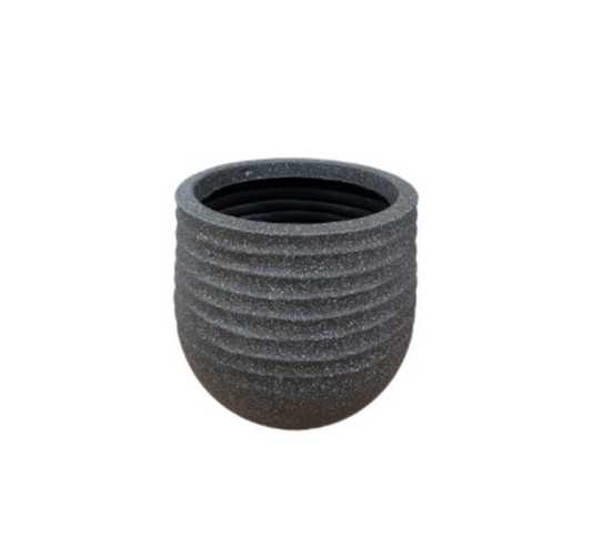 CACHE POT ROND NOIR︱Lory