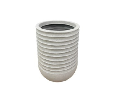 CACHE POT ROND HAUT BEIGE︱Lory
