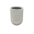 CACHE POT ROND HAUT BEIGE