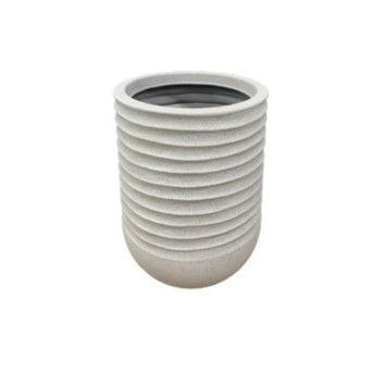 CACHE POT ROND HAUT BEIGE︱Lory