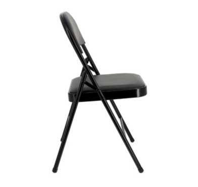 CHAISE PLIABLE NOIR PVC︱Lory