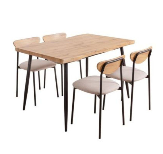 TABLE e 4 CHAISES PLATEAU &︱Lory