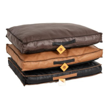 COUSSIN CHIEN SIMILI CUIR M︱Lory