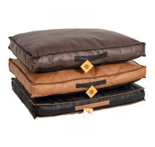 COUSSIN CHIEN SIMILI CUIR M︱Lory