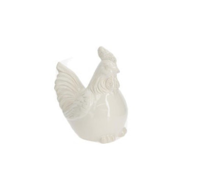 POULE EN CERAMIQUE BLANC︱Lory