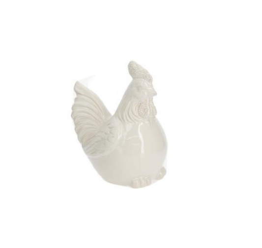 POULE EN CERAMIQUE BLANC︱Lory