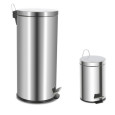 SET DE 2 POUBELLES EN INOX