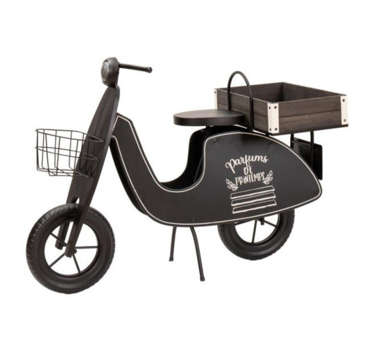 VESPA PORTE PLANTES NOIR︱Lory