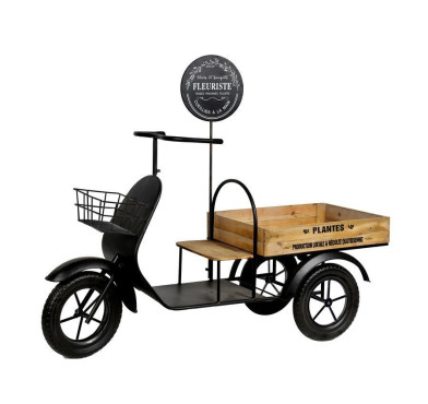 TRICYCLE PORTE PLANTES NOIR︱Lory