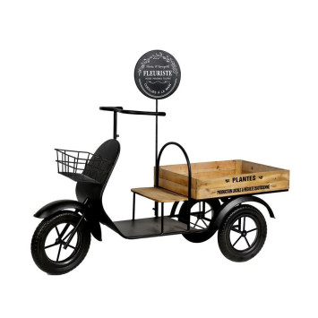 TRICYCLE PORTE PLANTES NOIR︱Lory