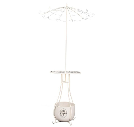 PARASOL PORTE PLANTES BLANC︱Lory