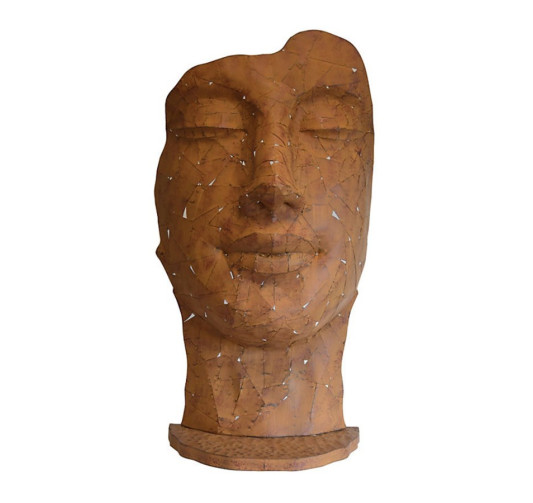 STATUE VISAGE EN MOSAIQUE︱Lory