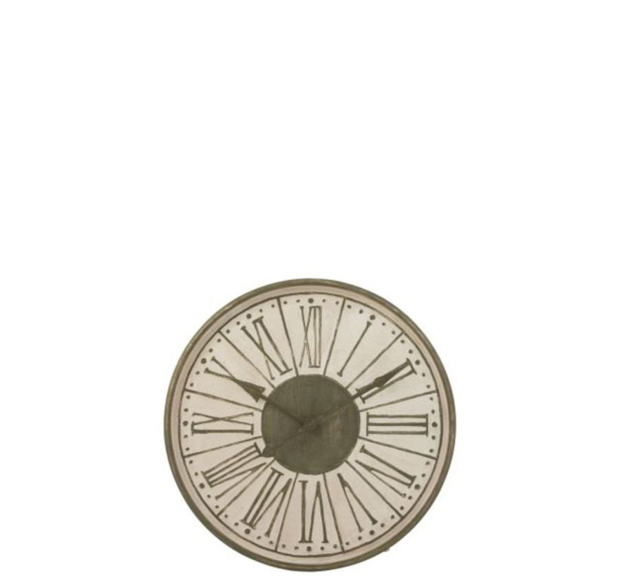 HORLOGE EN METAL CHIFFRES