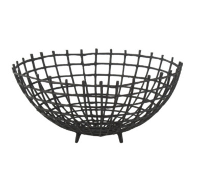 BOL CORBEILLE EN METAL NOIR︱Lory