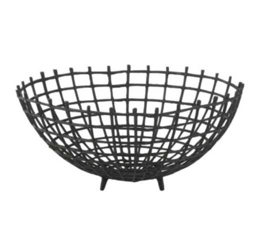 BOL CORBEILLE EN METAL NOIR︱Lory