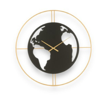 HORLOGE CARTE DU MONDE EN︱Lory