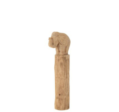 ELEPHANT SUR SOCLE EN BOIS︱Lory