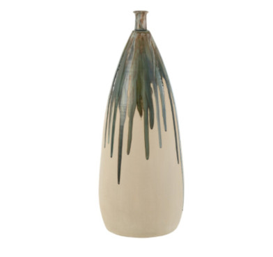VASE PEINT CER NAT VERT︱Lory