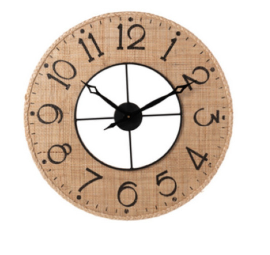 HORLOGE SODI NOIR NATUREL︱Lory