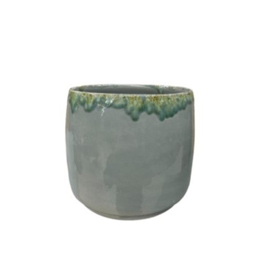 CACHE POT EN CERAMIQUE VERT︱Lory