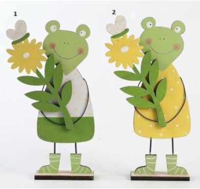 GRENOUILLE EN BOIS - 18CM︱Lory