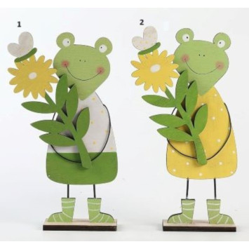 GRENOUILLE EN BOIS - 18CM︱Lory