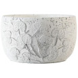 COUPE FLEURS EN CIMENT BLANC