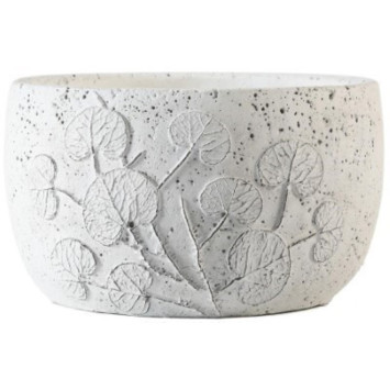 COUPE FLEURS EN CIMENT BLANC︱Lory